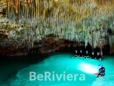 Reserva natural de Río Secreto desde Playa del Carmen